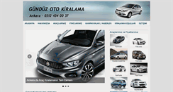 Desktop Screenshot of gunduzrentacar.com